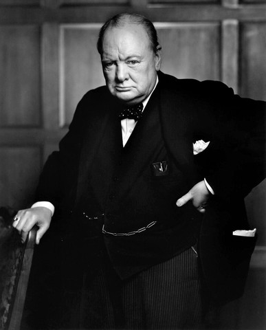 Famous historical photos: 3- Winston Churchill by Yousuf karsh  