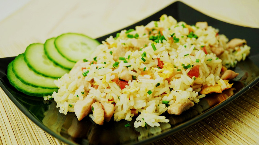 Thailand famous food : Khao Pad (Fried rice):
