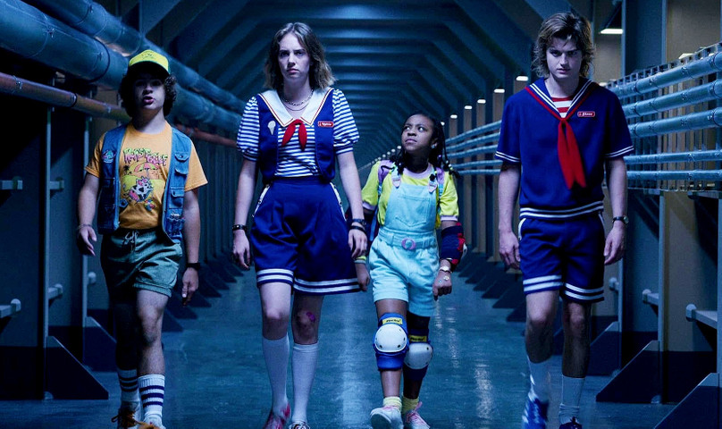 Most viewed netflix series : 5- Stranger things: Season 3 