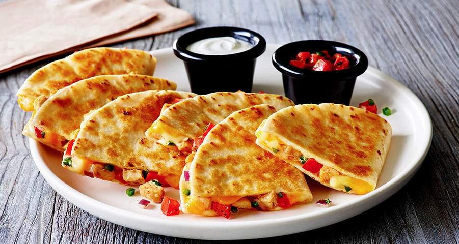 Popular Mexican Dishes:1- Quesadillas