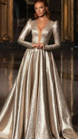 Silver Dress with Skin Nude Lipstick
