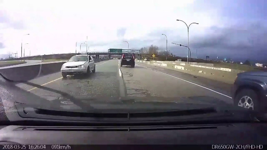 Bad Crash Caught on Dash Cam 