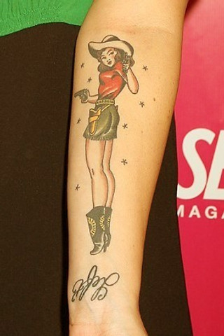 Celebrity with sizzling hot tattoos: Michelle Branch