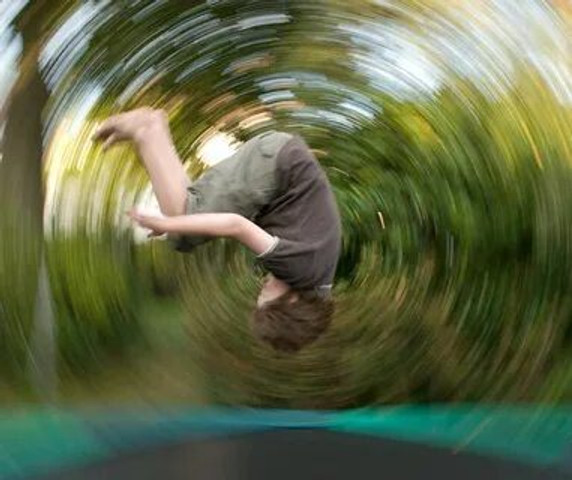 Trampoline becomes a nightmare!
