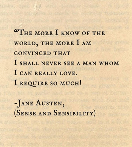 Love and Jane Austen!!!!!!!!