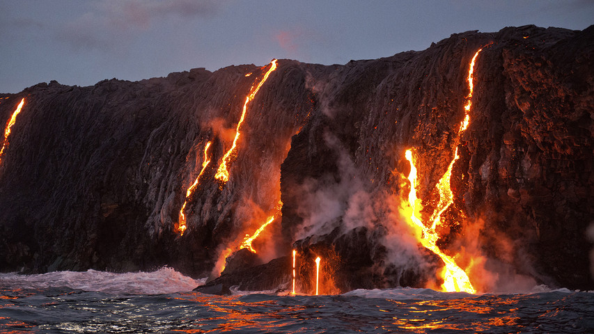 Drone footage of one the most active volcano😱