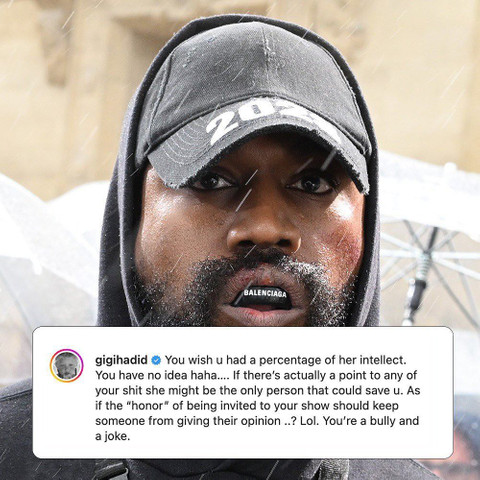 GIGI HADID bashed Kanye West 😱