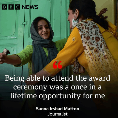Journalist was stopped from receiving award!