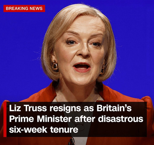 Liz Truss Resigns as UK Prime Minister!!!!!!!!