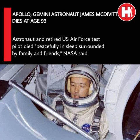 Gemini astronaut died!!!!!!!!!!