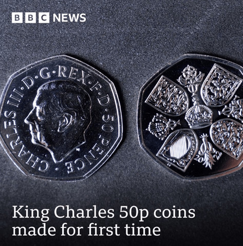 King Charles’ coins.............