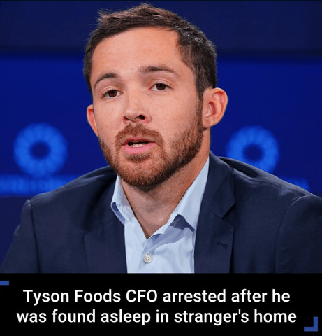 Tyson Foods CFO caught for criminal trespassing