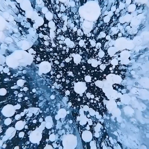 Frozen bubbles in ice!!!!!!!!!