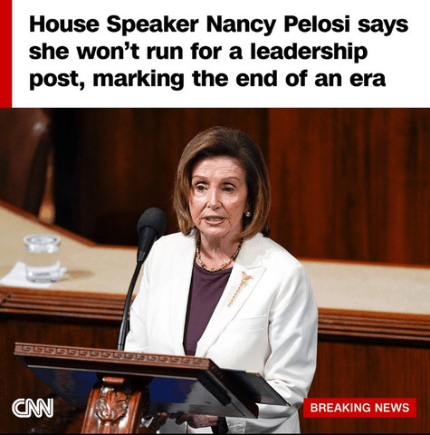 Nancy Pelosi gives her final statement