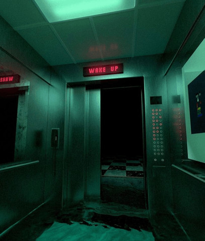 Flooded elevator photography