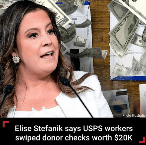 USPS workers swiped donor checks