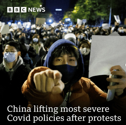 Covid policies have been lifted after protests