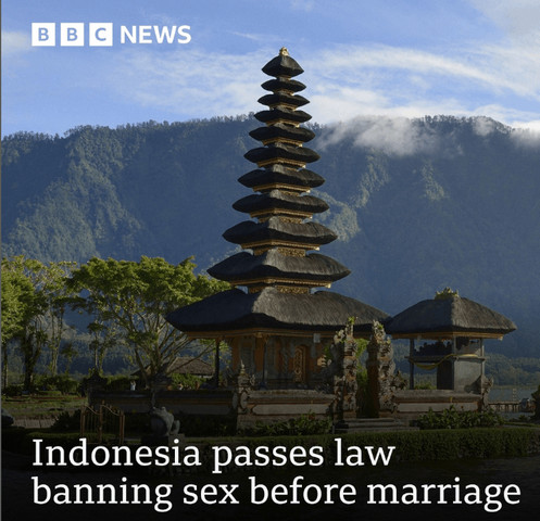Pre marital sex is not allowed in Indonesia