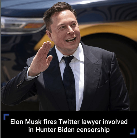 Elon Musk fired the twitter lawyer