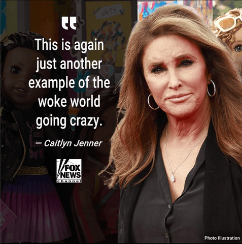 Ms Jenner bursts on American Girl