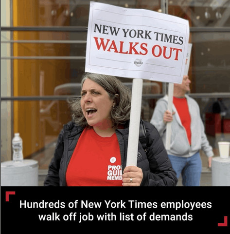 New York Times employees are off job