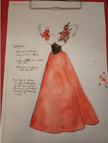 Ball gown sketching!!!!!!!!!!!!