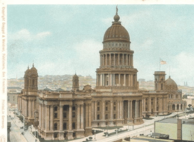 San Frasisco City Hall in 1900