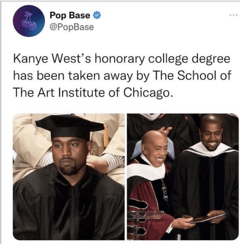 Art Institute of Chicago took away Kanye