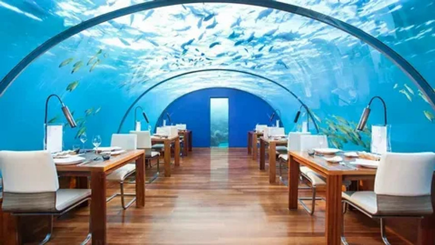 Underwater. Restaurant in Maldives!!!!!!