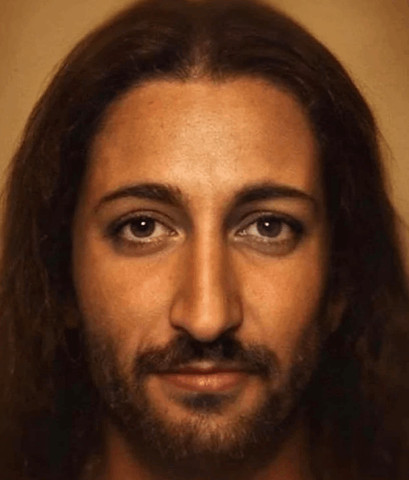 AI desingned potrait of Jesus Christ