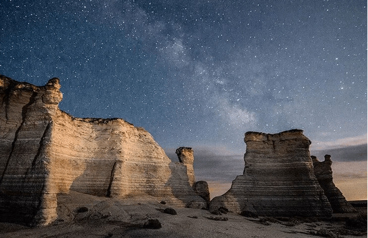 Monument Rocks, Kansas.........