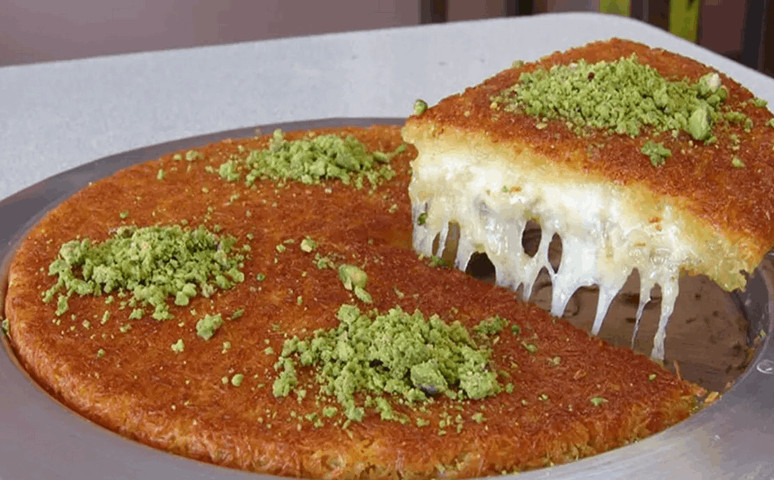 Knafeh - Middle Eastern Dessert.