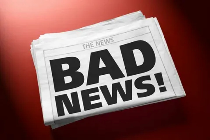 Must be bad news!!!!!!!!!!
