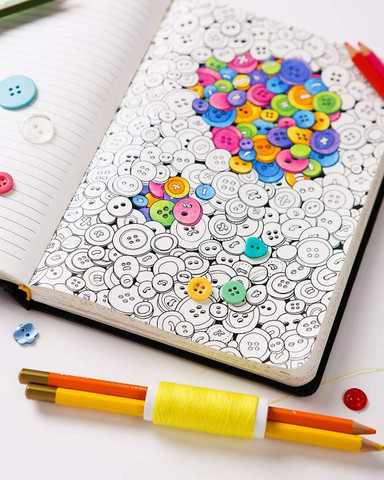 The mini size coloring book!!