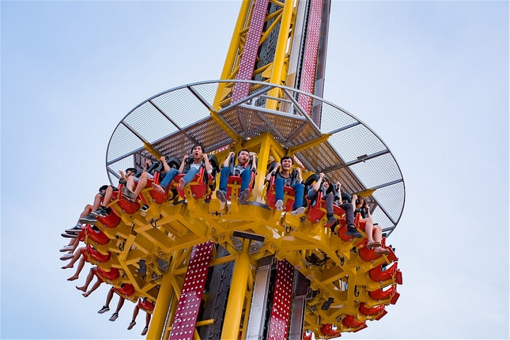 World scariest roller coaster - Orlando Free fall