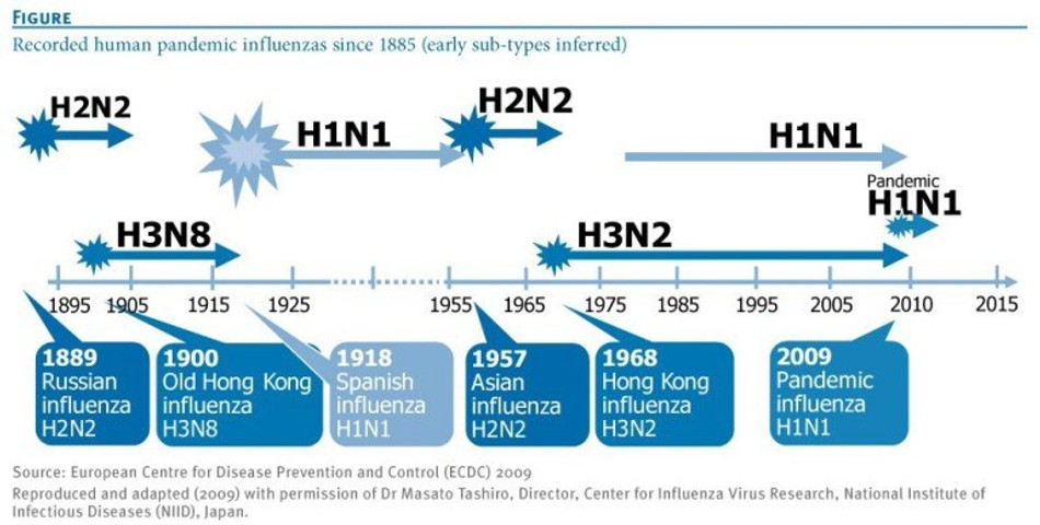 Worst pandemics in history-Influenza pandemic