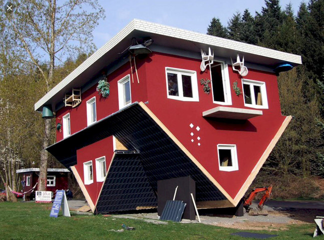 The Odd houses in the world-Upside-down house