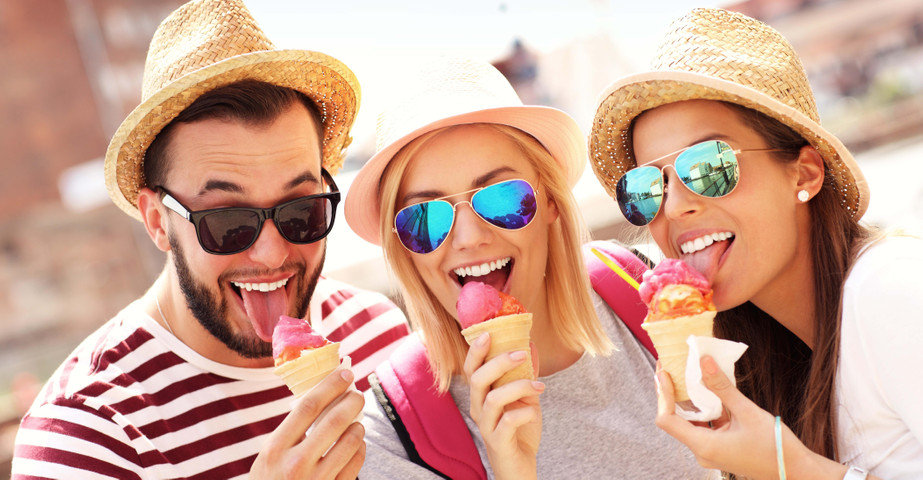 Flabbergasted benefits of ice cream-Make you happy