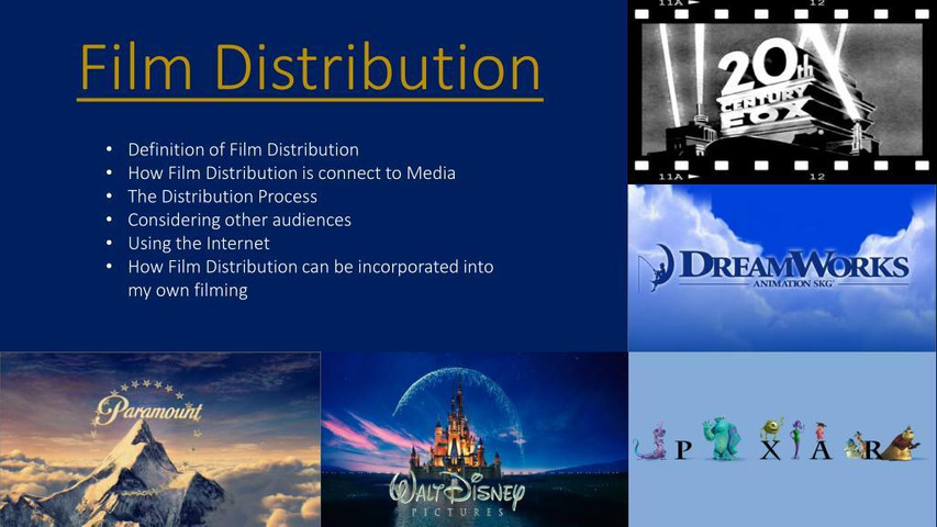 Phases of film production- Distribution
