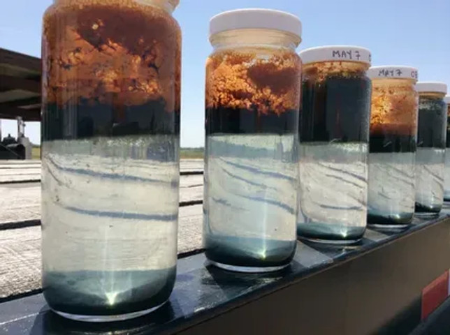 Separating dirt from water!!!!!!!!!