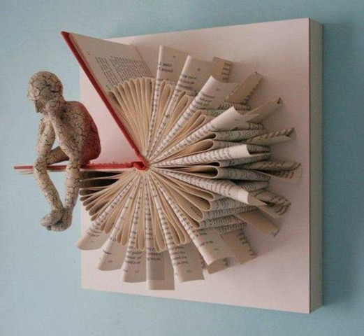 Burst made of paper