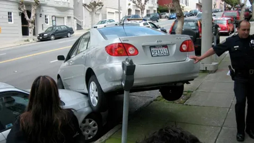 How to get out of a tight parking spot!!!!!