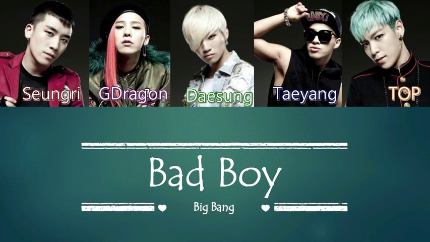 Popular K-Pop songs- Bad boy