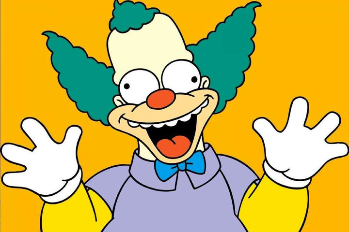 Famous clowns- Krusty the clown