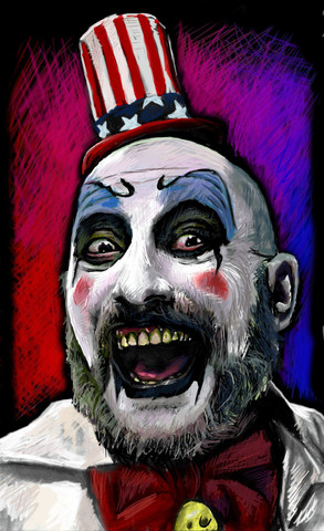 Famous clowns-Captain Spaulding