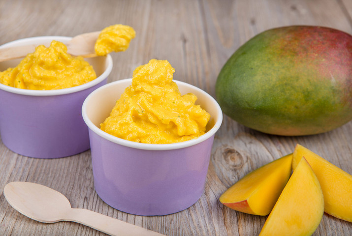 Magical summer mango desserts- Frozen mango yoghurt