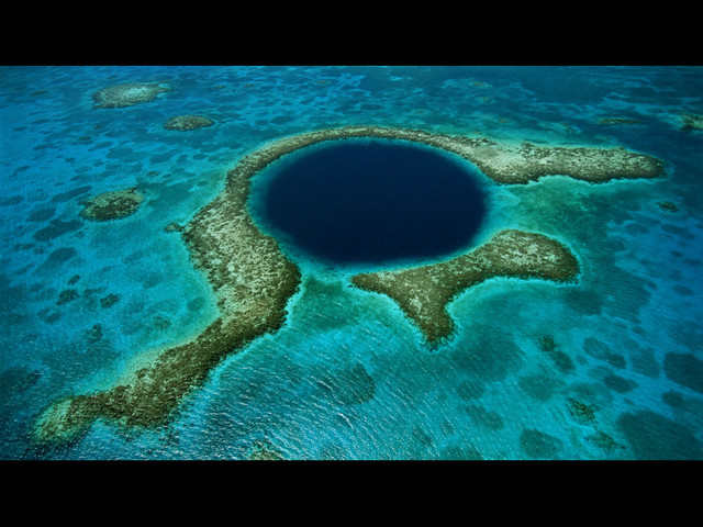 Popular coral reefs- Belize Barrier Reef