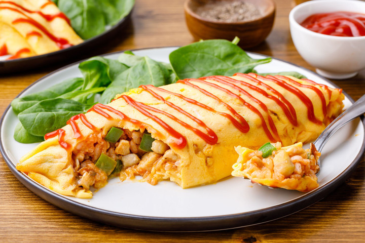Japanese Rice Omelet recipe!
