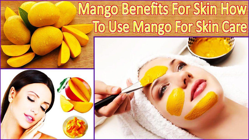 Simple fruit face pack for skin- Mango