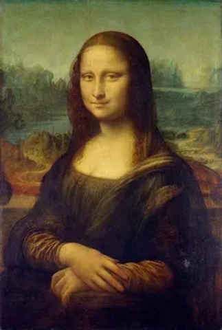 World-famous paintings: Mona Lisa